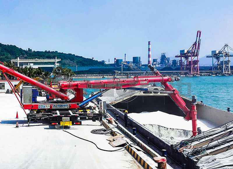800-5000 DWT 150-500t/u Díluchtóir Long Scriú Feithicle
